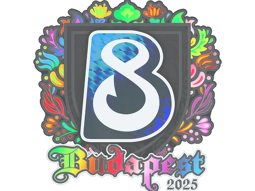 B8 (Holo) | Budapest 2025 sticker