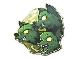 Baby Cerberus sticker