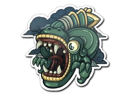 Baby Fire Serpent sticker