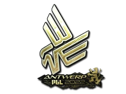 Bad News Eagles (Gold) | Antwerp 2022 sticker