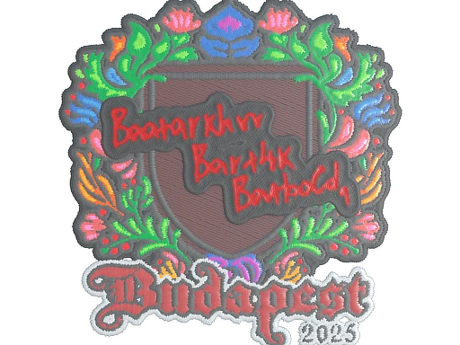 Bart4k (Embroidered) | Budapest 2025 sticker