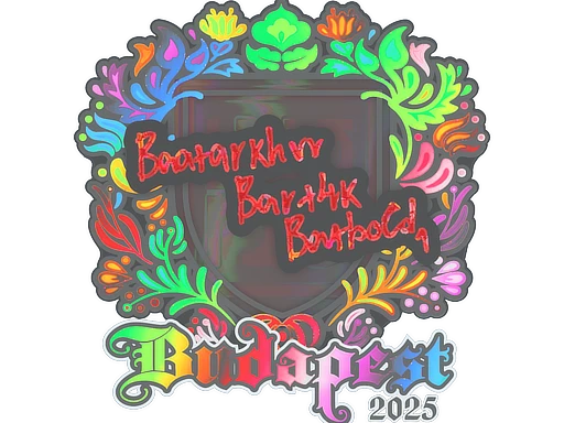 Bart4k (Holo) | Budapest 2025 sticker