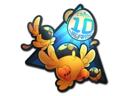 Beaky Decade sticker