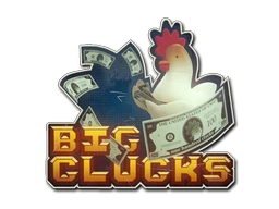 Big Clucks sticker