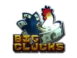 Big Clucks sticker