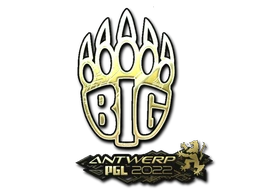 BIG (Gold) | Antwerp 2022 sticker