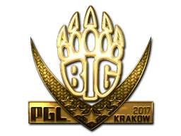 BIG (Gold) | Krakow 2017 sticker