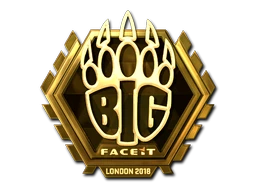BIG (Gold) | London 2018 sticker