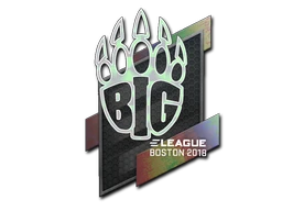 BIG (Holo) | Boston 2018 sticker