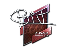 BIT (Foil) | Boston 2018 sticker