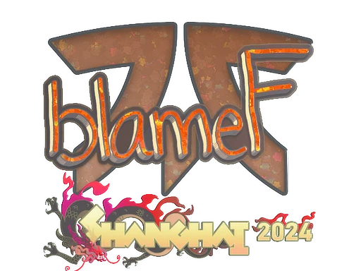 blameF (Glitter) | Shanghai 2024 sticker