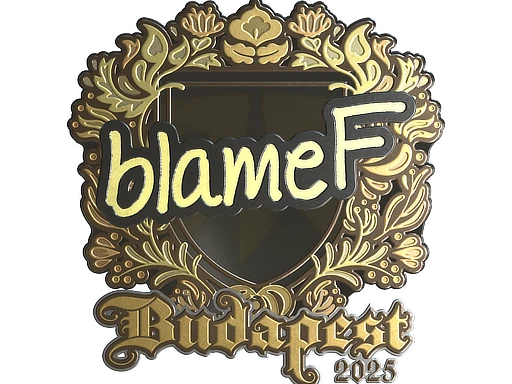 blameF (Gold) | Budapest 2025 sticker