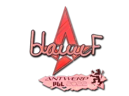 blameF (Holo) | Antwerp 2022 sticker