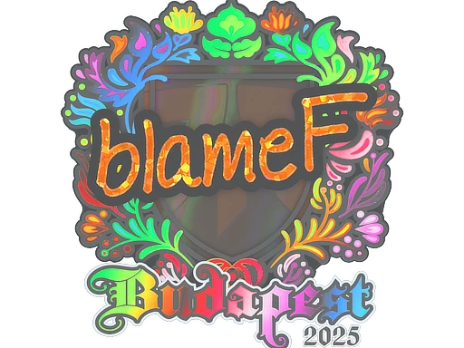 blameF (Holo) | Budapest 2025 sticker