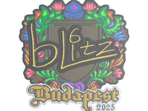 bLitz (Embroidered) | Budapest 2025 sticker