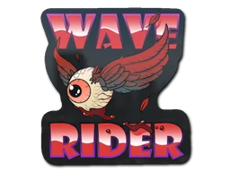 Blood Moon Wave Rider sticker