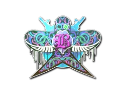 Blue Swallow sticker