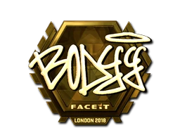 bodyy (Gold) | London 2018 sticker