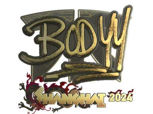 bodyy (Gold) | Shanghai 2024 sticker
