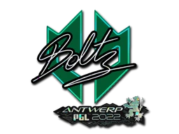 boltz (Glitter) | Antwerp 2022 sticker