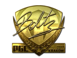 boltz (Gold) | Krakow 2017 sticker