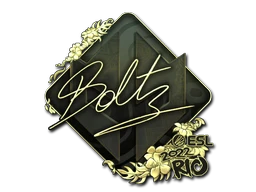 boltz (Gold) | Rio 2022 sticker