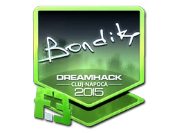 bondik (Foil) | Cluj-Napoca 2015 sticker