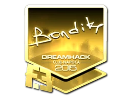 bondik (Gold) | Cluj-Napoca 2015 sticker
