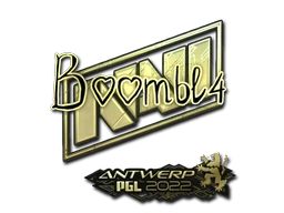 Boombl4 (Gold) | Antwerp 2022 sticker