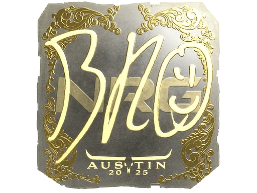 br0 (Gold) | Austin 2025 sticker