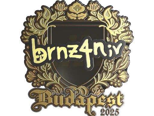 brnz4n (Gold) | Budapest 2025 sticker