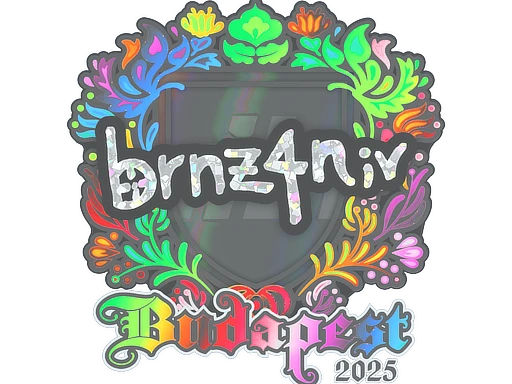 brnz4n (Holo) | Budapest 2025 sticker