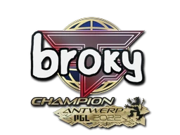 broky (Champion) | Antwerp 2022 sticker