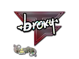 broky (Glitter) | Paris 2023 sticker