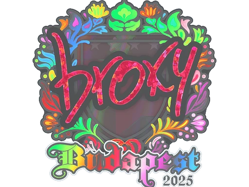 broky (Holo) | Budapest 2025 sticker
