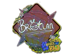 Brollan (Glitter) | Rio 2022 sticker