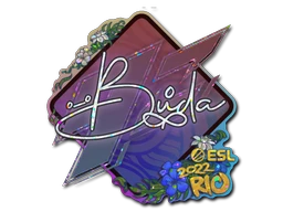 BUDA (Glitter) | Rio 2022 sticker