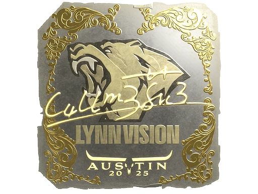C4LLM3SU3 (Gold) | Austin 2025 sticker