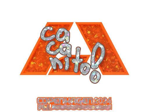 CacaNito (Glitter) | Copenhagen 2024 sticker