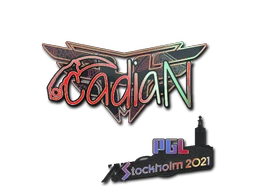 cadiaN (Holo) | Stockholm 2021 sticker