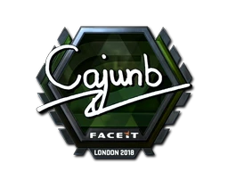 cajunb (Foil) | London 2018 sticker