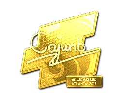 cajunb (Gold) | Atlanta 2017 sticker