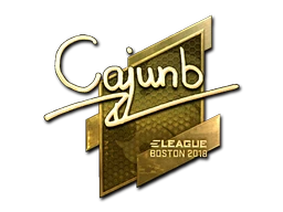 cajunb (Gold) | Boston 2018 sticker