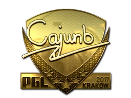 cajunb (Gold) | Krakow 2017 sticker