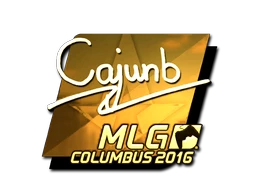 cajunb (Gold) | MLG Columbus 2016 sticker