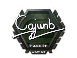 cajunb | London 2018 sticker