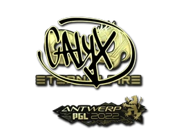 Calyx (Gold) | Antwerp 2022 sticker