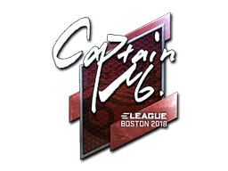 captainMo (Foil) | Boston 2018 sticker
