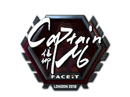 captainMo (Foil) | London 2018 sticker