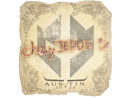 chayJESUS | Austin 2025 sticker